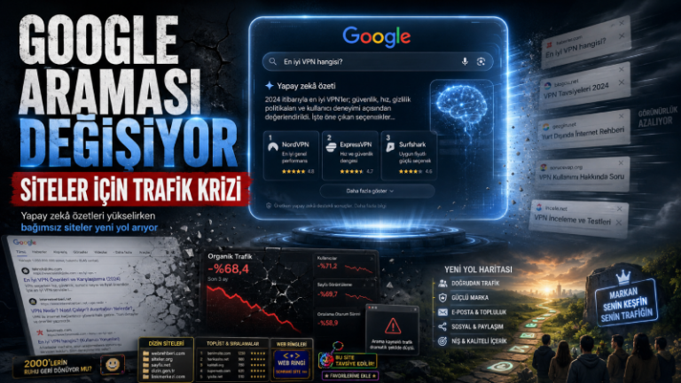 Google’ın Yapay Zekâ Devrimi: Klasik SEO ve İllegal Sektörler İçin Yolun Sonu mu?