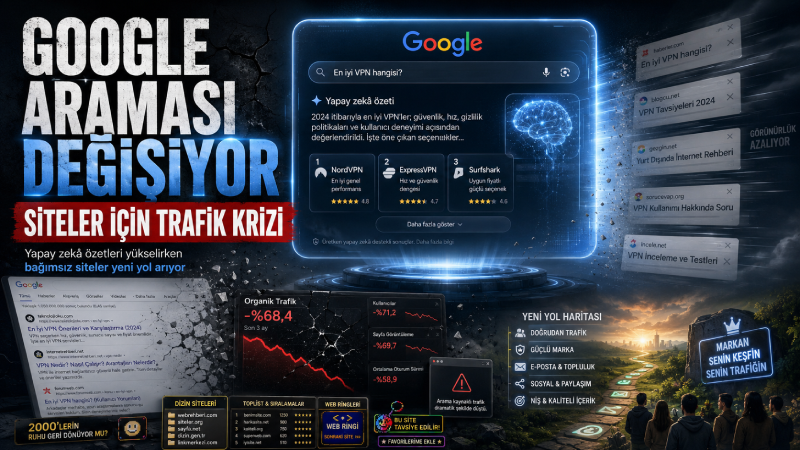 Google’ın Yapay Zekâ Devrimi: Klasik SEO ve İllegal Sektörler İçin Yolun Sonu mu?