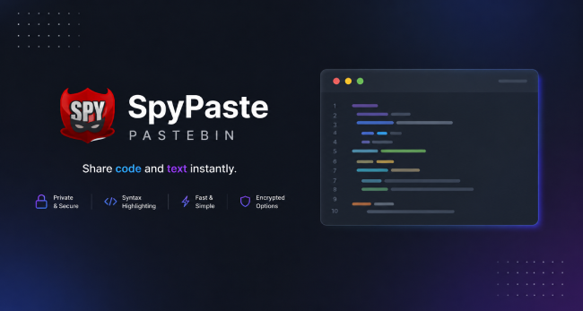 PasteBin Servisimiz Açıldı